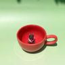 Colorful 3D Pet Mug – Custom Dog or Cat Inside | 6 Dopamine Colors | 1 or 2 Pets | 350ml Ceramic Cup
